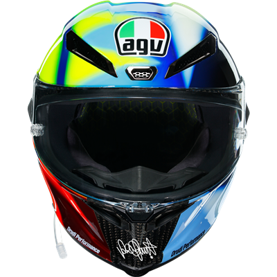 AGV Pista GP-RR Soleluna 2021 ECE 22.06 Full Face Helmet Replica (Image 2) - ThrottleChimp