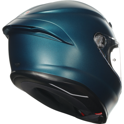 AGV K6-S Solid Full Face Helmet Petrolio Blue (Image 2) - ThrottleChimp