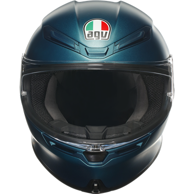 AGV K6-S Solid Full Face Helmet Petrolio Blue (Image 4) - ThrottleChimp