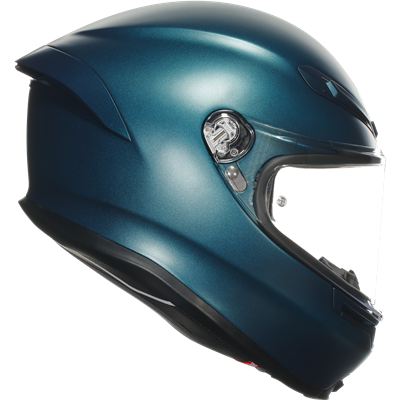 AGV K6-S Solid Full Face Helmet Petrolio Blue (Image 5) - ThrottleChimp