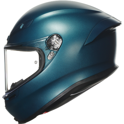 AGV K6-S Solid Full Face Helmet Petrolio Blue (Image 6) - ThrottleChimp
