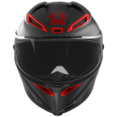 AGV Pista GP-RR ECE 22.06 Intrepido Full Face Helmet Carbon / Black / Red (Image 2) - ThrottleChimp