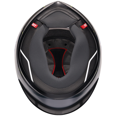 AGV K6-S Enhance Full Face Helmet Matt Grey / Fluo Yellow (Image 8) - ThrottleChimp