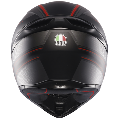 AGV K1-S Sling Full Face Helmet Black / Red (Image 5) - ThrottleChimp