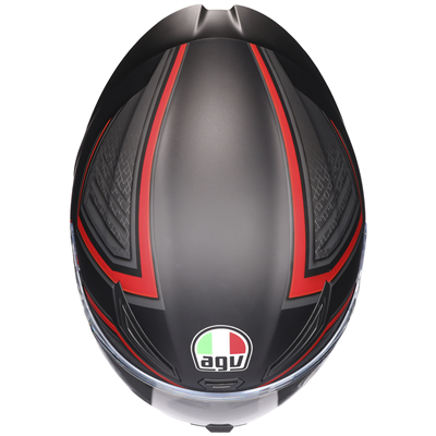 AGV K1-S Sling Full Face Helmet Black / Red (Image 7) - ThrottleChimp