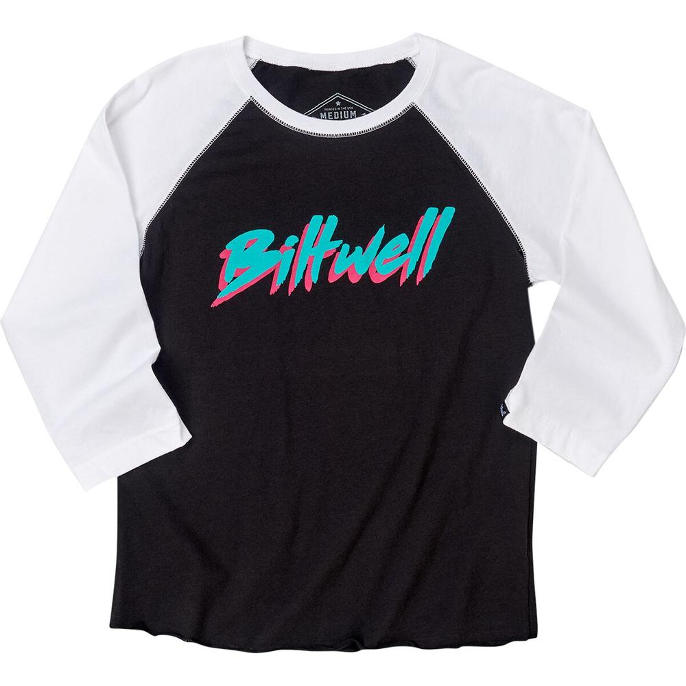 Biltwell 1985 Raglan Ladies T-Shirt Black / White