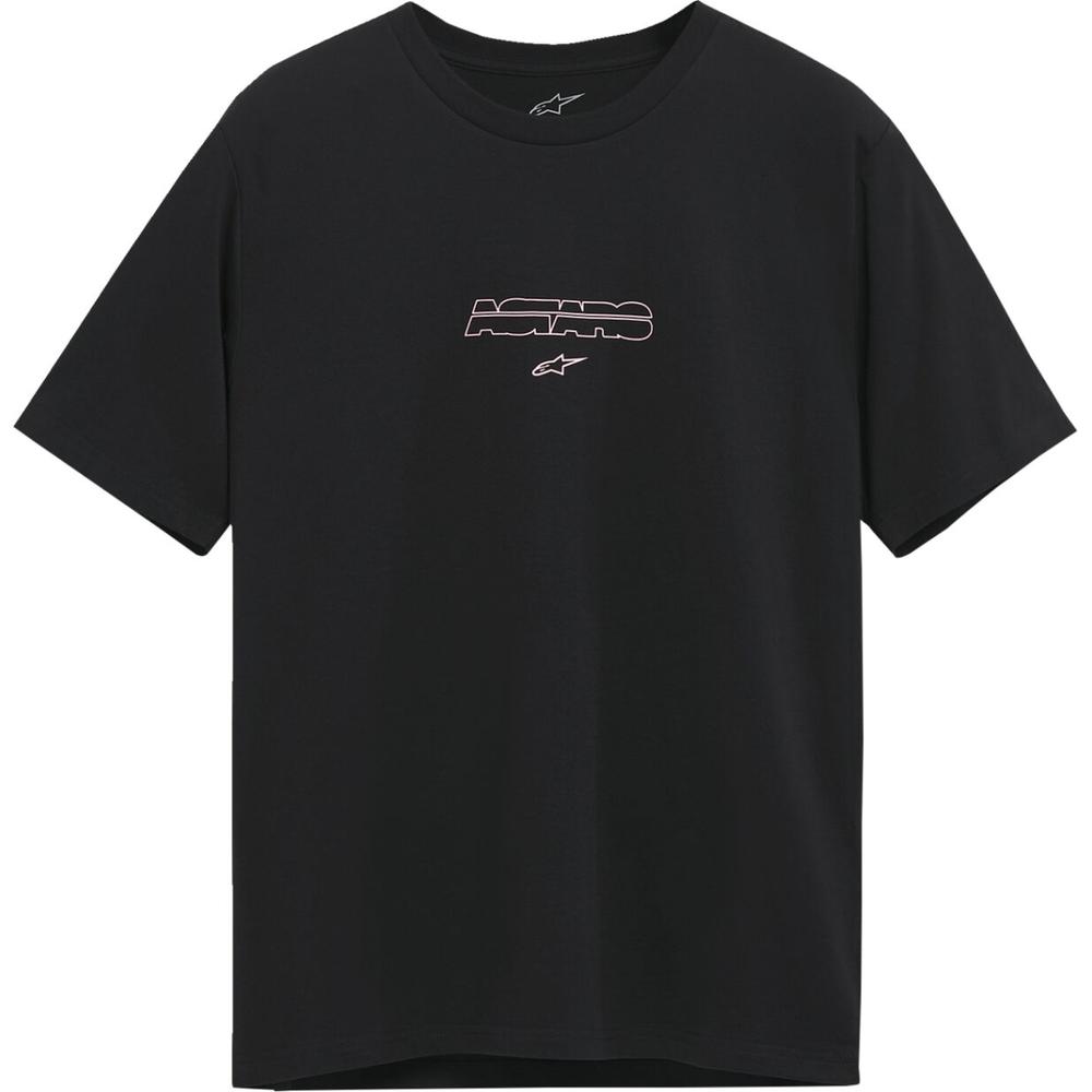 Alpinestars Bold Type Back CSF T-Shirt Black / Pink