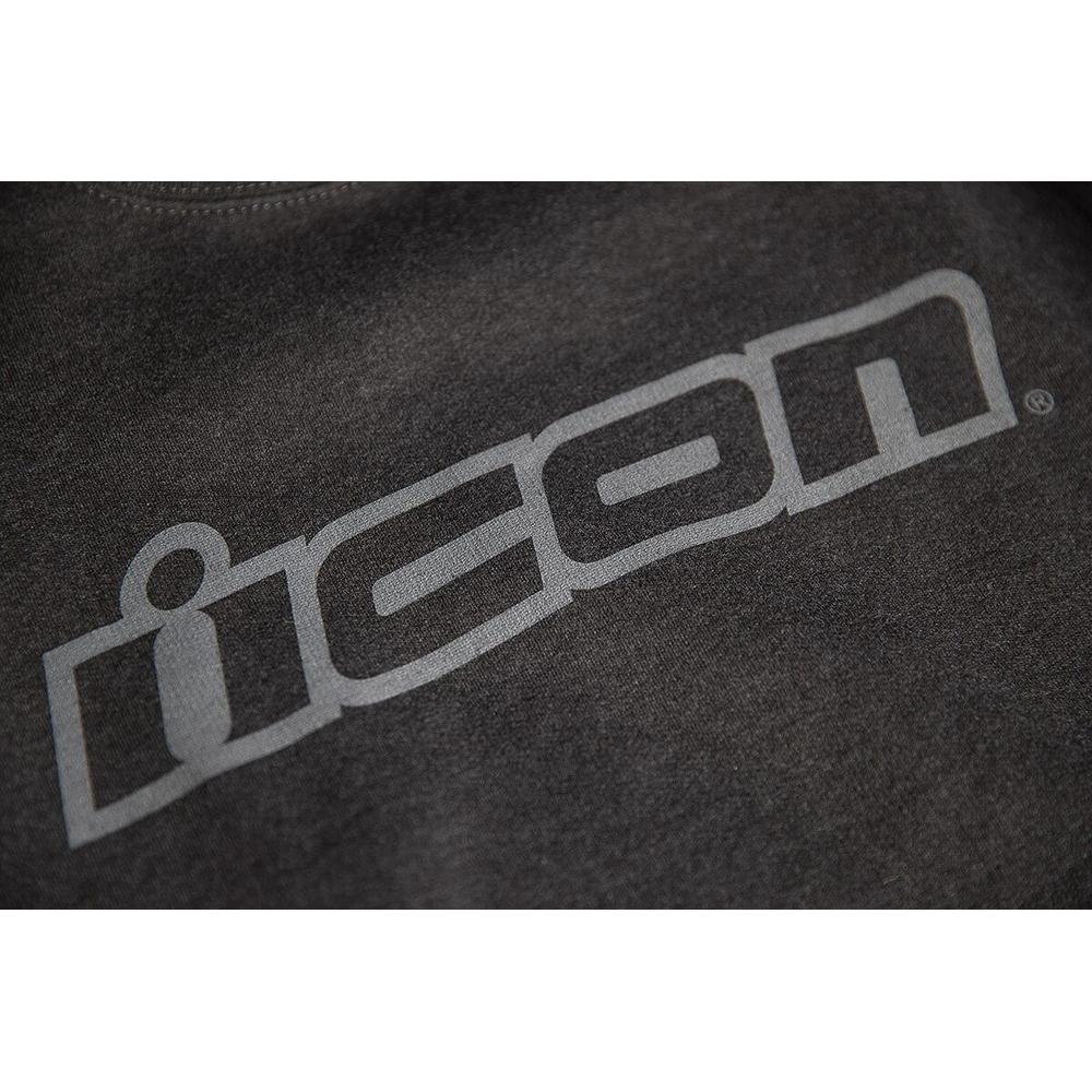 Icon Slant Crewneck Sweatshirt Charcoal FREE 1 YEAR Returns, FREE UK Delivery | ThrottleChimp