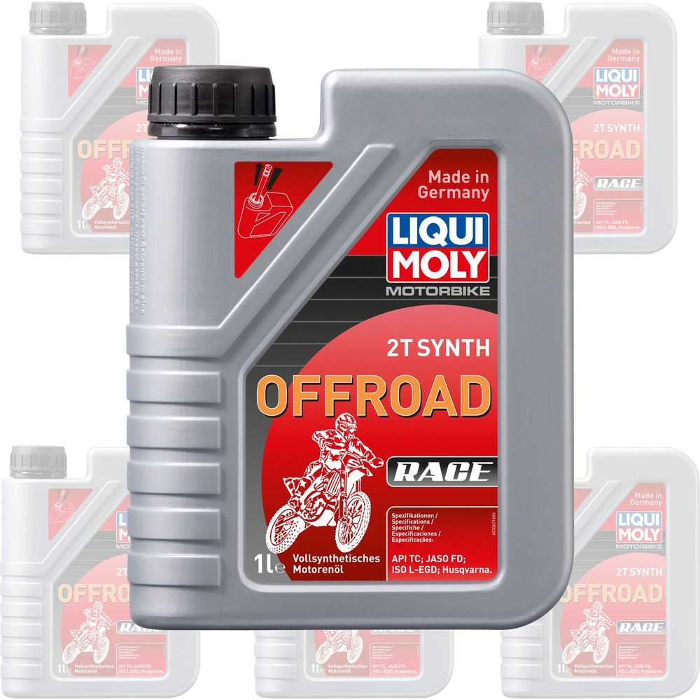 Liqui Moly 2 Stroke Fully Synthetic Offroad Race Oil - Box of 6 - ThrottleChimp