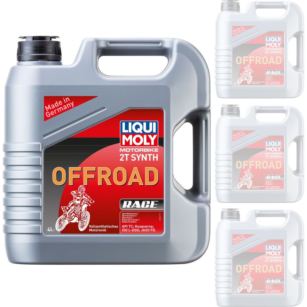 Liqui Moly 2 Stroke Fully Synthetic Offroad Race Oil - Box Of 4 - ThrottleChimp