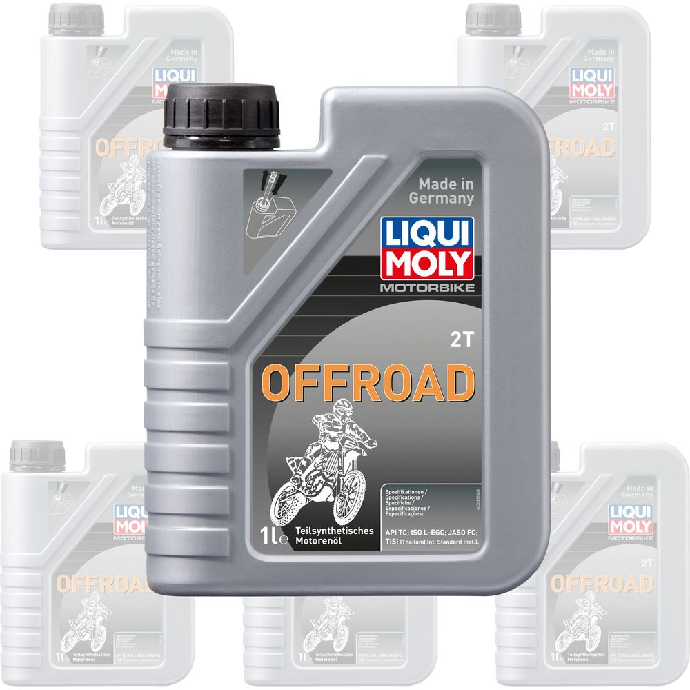 Liqui Moly 2 Stroke Semi Synthetic Offroad Oil - Box of 6 - ThrottleChimp