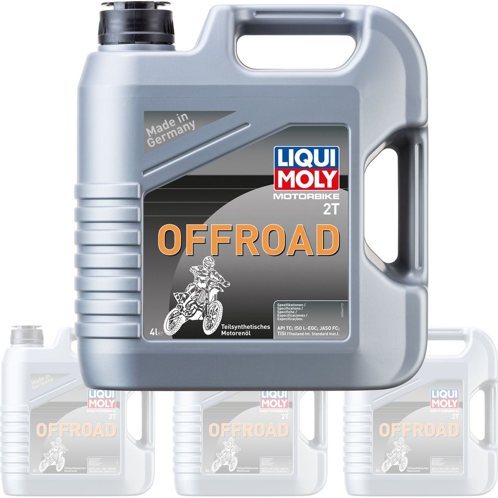 Liqui Moly 2 Stroke Semi Synthetic Offroad Oil - Box Of 4 - ThrottleChimp