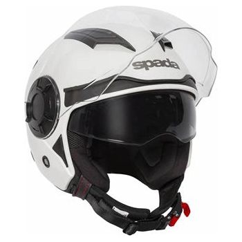 Spada Lycan Open Face Helmet White FREE 1 YEAR Returns, FREE UK Delivery | ThrottleChimp