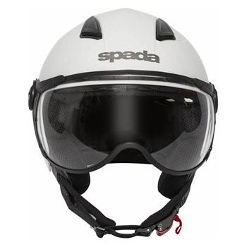 Spada Hellion Open Face Helmet White FREE 1 YEAR Returns, FREE UK Delivery | ThrottleChimp