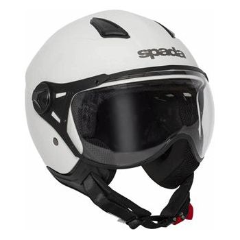 Spada Hellion Open Face Helmet White FREE 1 YEAR Returns, FREE UK Delivery | ThrottleChimp