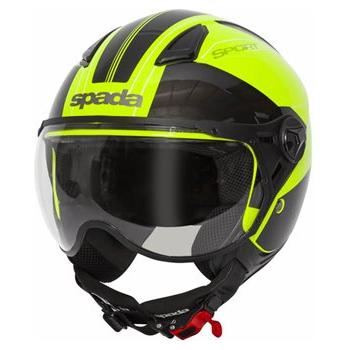 Spada Hellion Twist Open Face Helmet Yellow (Image 4) - ThrottleChimp