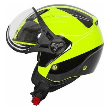 Spada Hellion Twist Open Face Helmet Yellow (Image 5) - ThrottleChimp