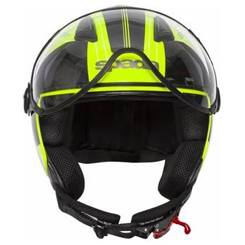 Spada Hellion Twist Open Face Helmet Yellow (Image 7) - ThrottleChimp