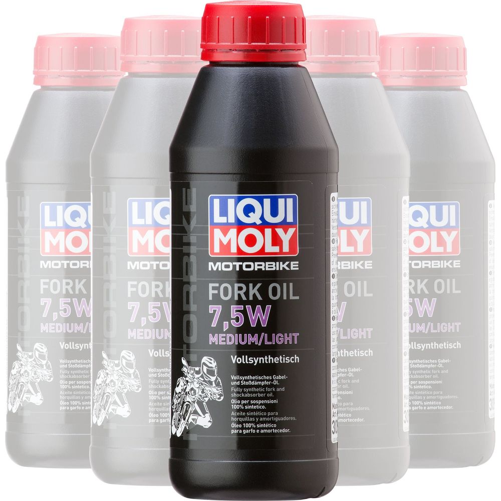 Liqui Moly Fork Oil 7.5W Medium / Light 3099 - Box Of 12 - ThrottleChimp