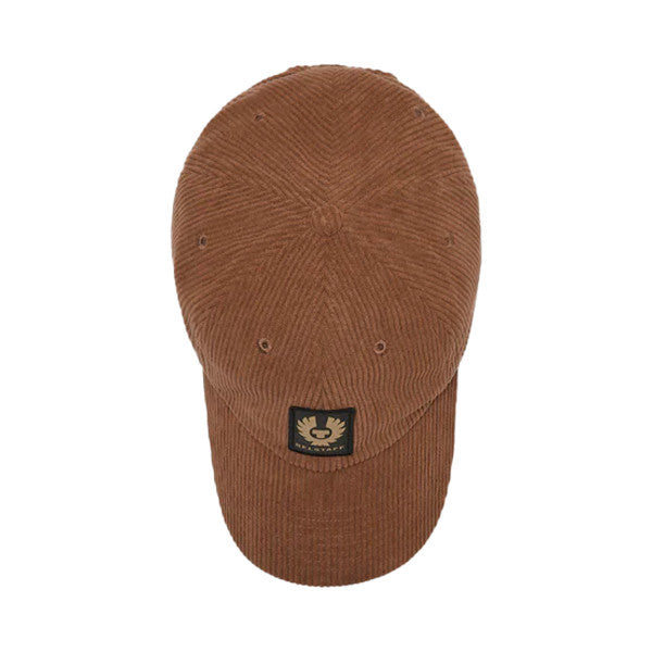 Belstaff Phoenix Patch Corduroy Cap Clay Brown FREE 1 YEAR Returns, FREE UK Delivery | ThrottleChimp