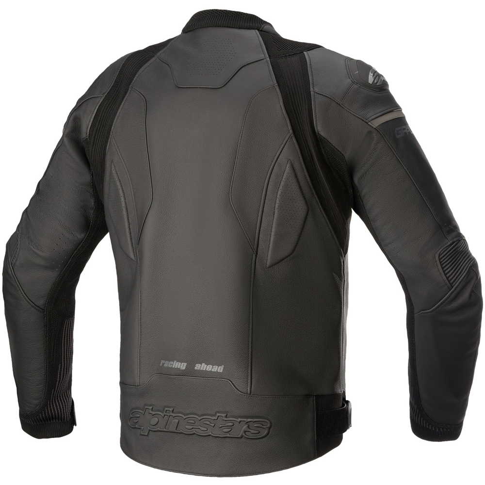 Alpinestars GP Plus R V3 Rideknit Leather Jacket Black / Black FREE 1 YEAR Returns, FREE UK Delivery | ThrottleChimp