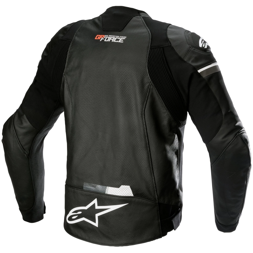 Alpinestars GP Force Leather Jacket Airflow Black (Image 2) - ThrottleChimp