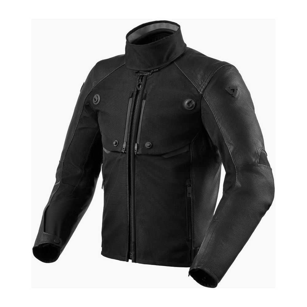 Rev'it! Valve H2O Touring Leather Jacket Black