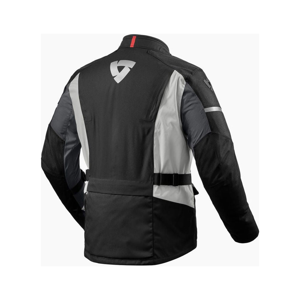 Rev'it! Horizon 3 H2O Textile Jacket Black / Red FREE 1 YEAR Returns, FREE UK Delivery | ThrottleChimp