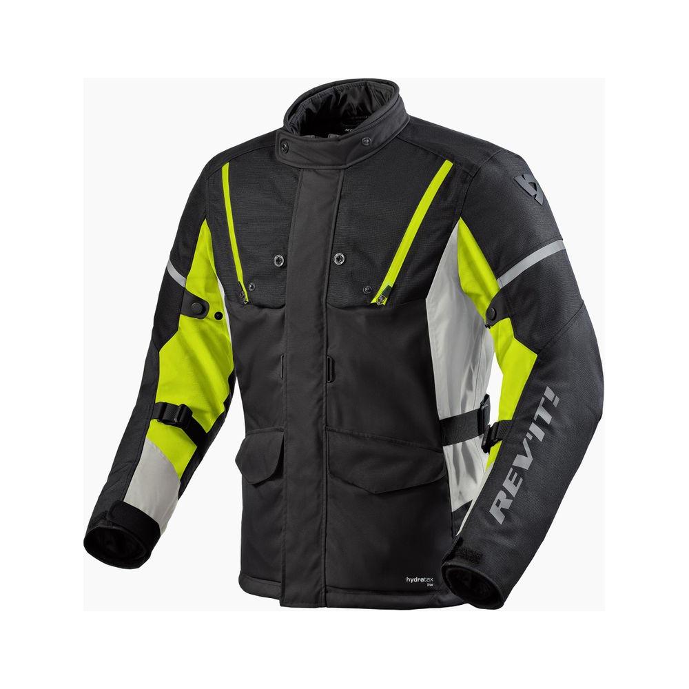 Rev'it! Horizon 3 H2O Textile Jacket Black / Neon Yellow