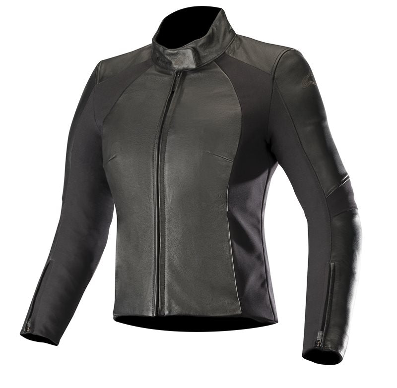 Alpinestars Vika V2 Ladies Leather Jacket Black FREE 1 YEAR Returns, FREE UK Delivery | ThrottleChimp