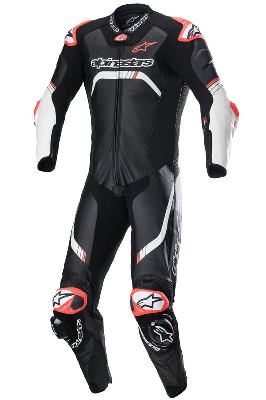 Alpinestars GP Tech V4 One Piece Suit Black / White FREE 1 YEAR Returns, FREE UK Delivery | ThrottleChimp