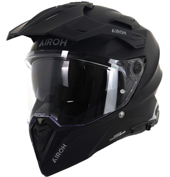 Airoh Commander 2 Adventure Helmet Matt Black FREE 1 YEAR Returns, FREE UK Delivery | ThrottleChimp