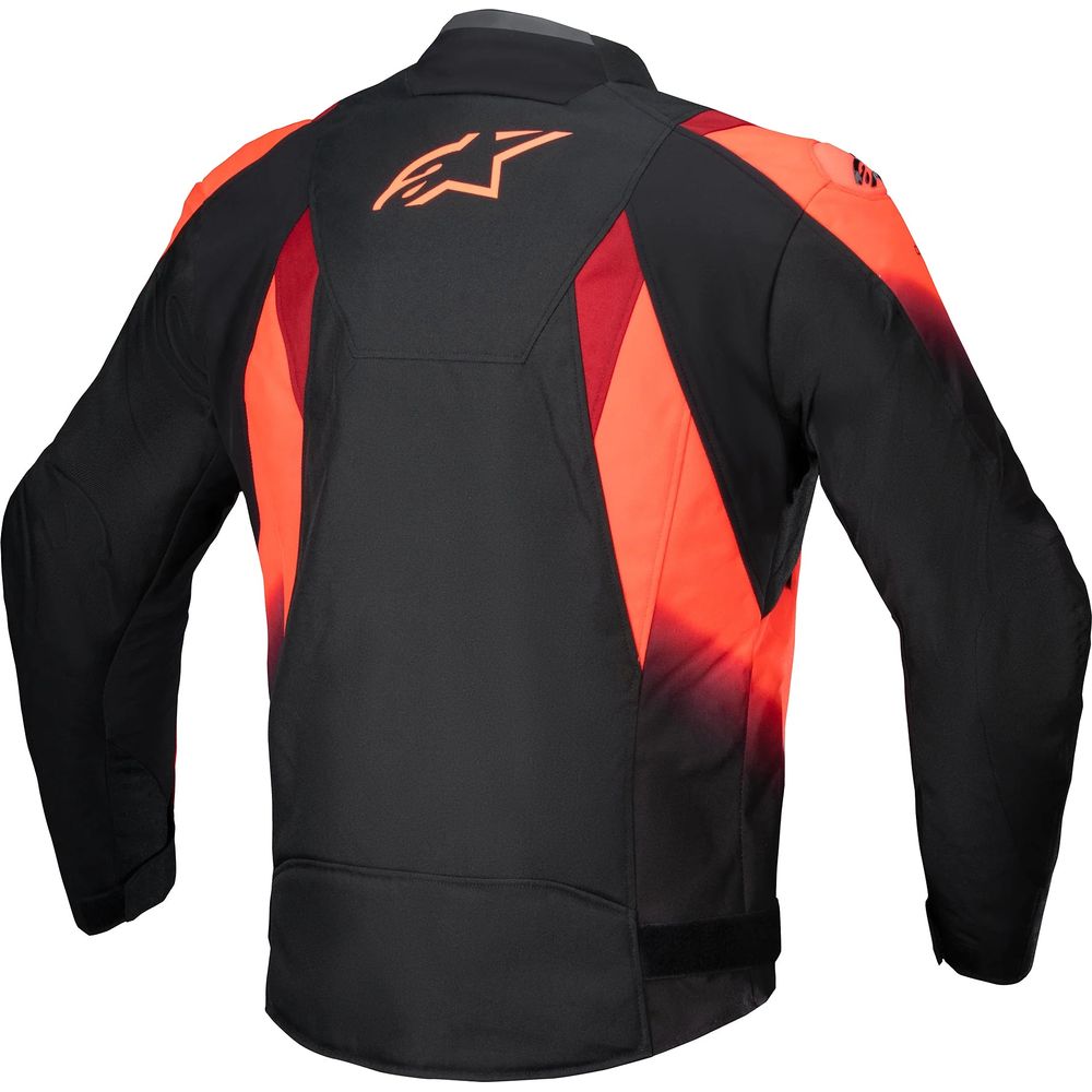 Alpinestars T-SP 1 V2 Waterproof Jacket Black / Fluo Red (Image 2) - ThrottleChimp