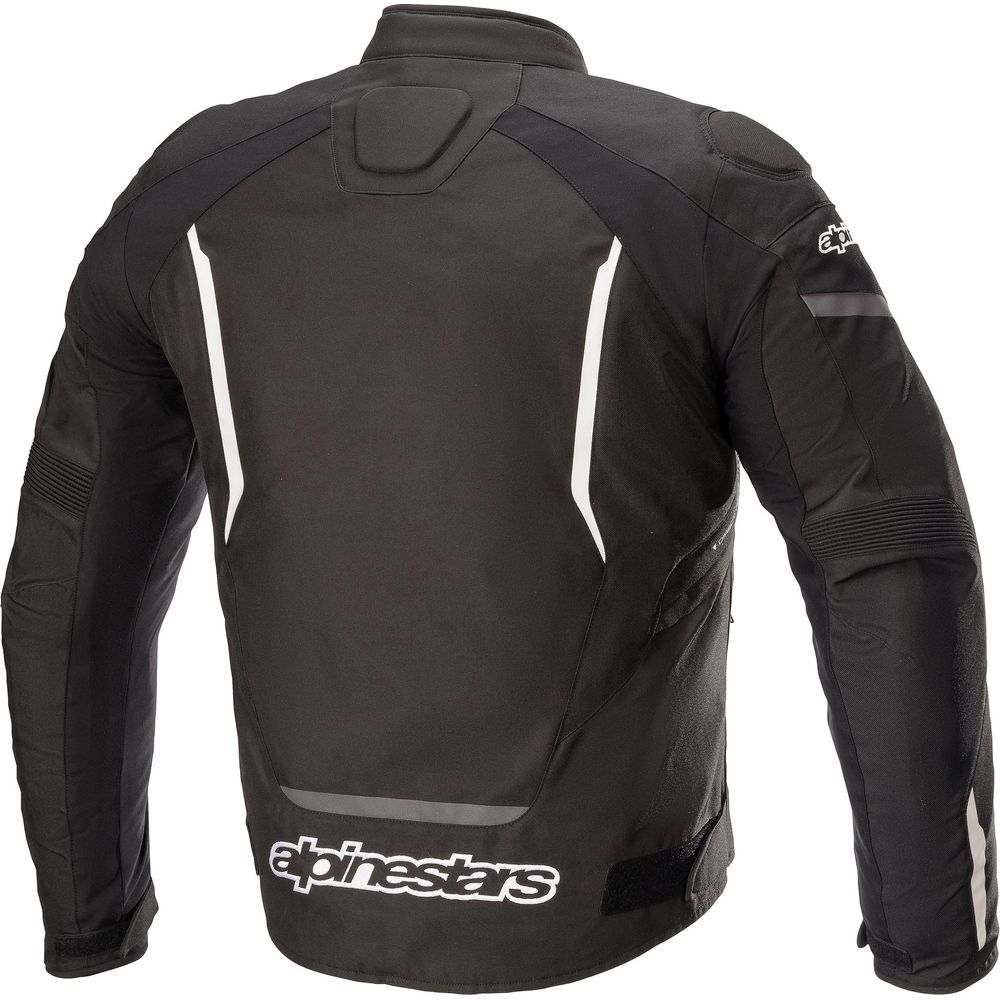 Alpinestars T-Jaws V3 Waterproof Jacket Black / White (Image 2) - ThrottleChimp