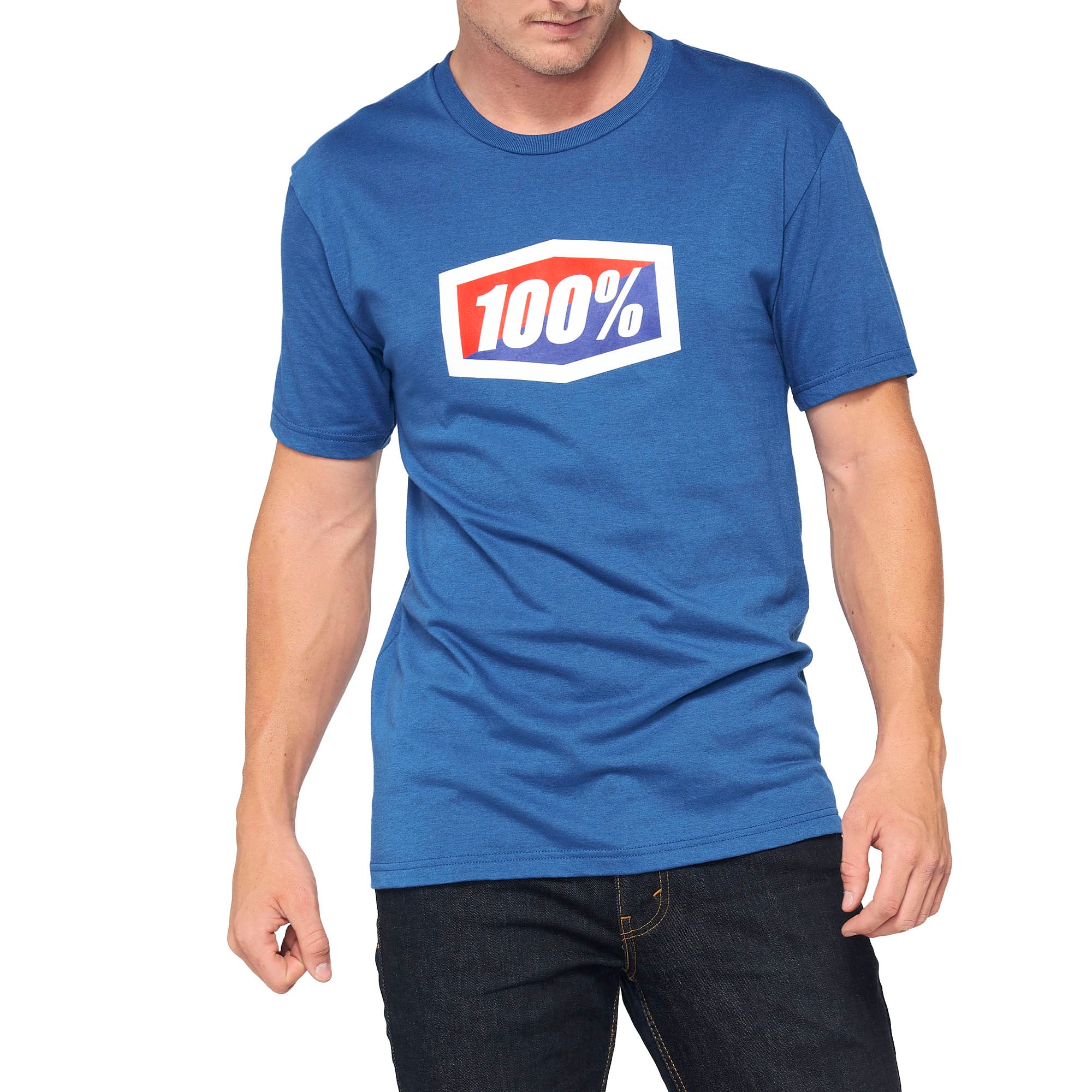 100% Official T-Shirt Blue FREE 1 YEAR Returns, FREE UK Delivery | ThrottleChimp