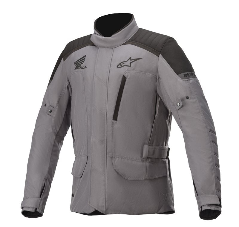 Alpinestars Honda Gravity Drystar Jacket Dark Grey / Black FREE 1 YEAR Returns, FREE UK Delivery | ThrottleChimp