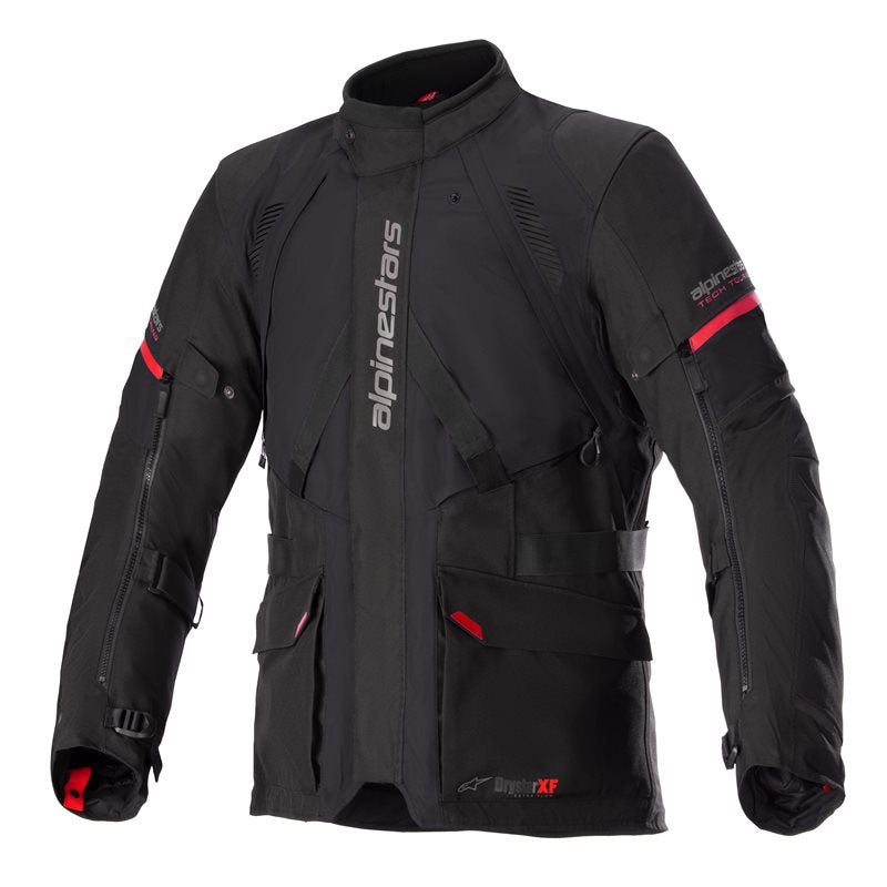 Alpinestars Monteira Drystar XF Jacket Black / Bright Red FREE 1 YEAR Returns, FREE UK Delivery | ThrottleChimp