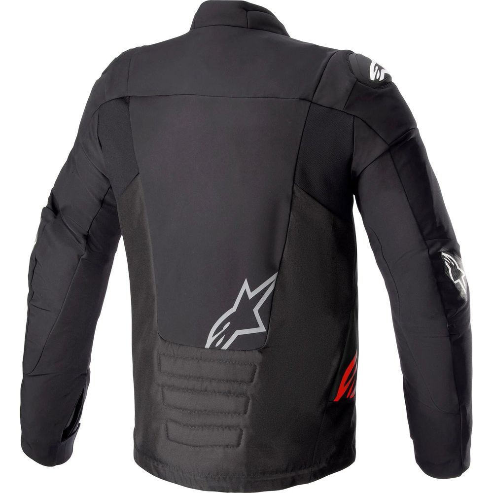 Alpinestars SMX Waterproof Jacket Black / Dark Grey / Bright Red (Image 2) - ThrottleChimp