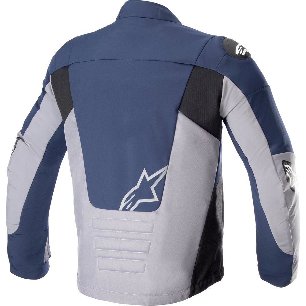 Alpinestars SMX Waterproof Jacket Night Navy / Dark Grey (Image 2) - ThrottleChimp