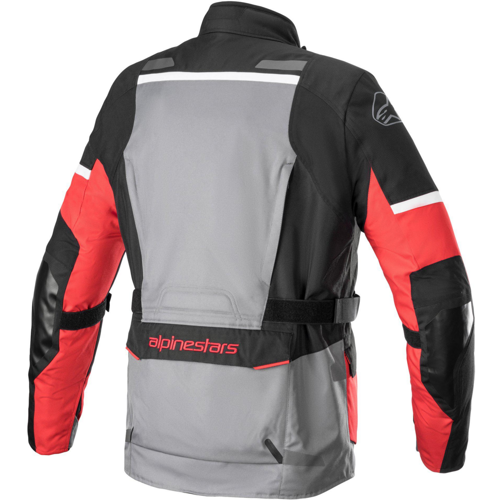 Alpinestars Andes V3 Drystar Jacket Dark Grey / Black / Bright Red (Image 2) - ThrottleChimp