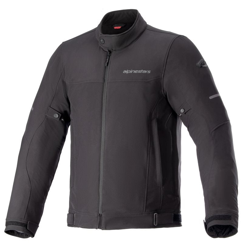 Alpinestars Husker Waterproof Jacket Black / Black FREE 1 YEAR Returns, FREE UK Delivery | ThrottleChimp