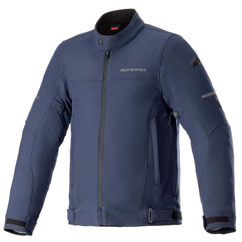 Alpinestars Husker Waterproof Jacket Night Navy FREE 1 YEAR Returns, FREE UK Delivery | ThrottleChimp