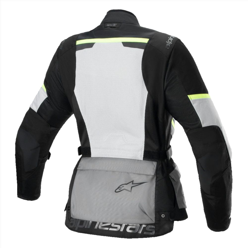 Alpinestars Stella Andes Air Drystar Ladies Jacket Ice Grey / Dark Grey / Black (Image 2) - ThrottleChimp