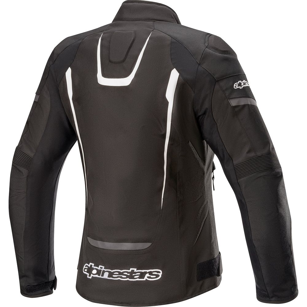 Alpinestars Stella T-Jaws V3 Waterproof Ladies Jacket Black / White (Image 2) - ThrottleChimp