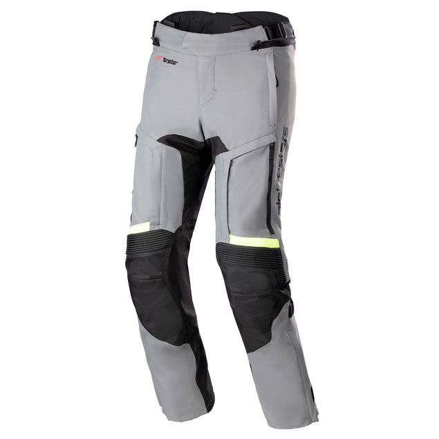 Alpinestars Bogota' Pro Drystar 3 Seasons Trousers Dark Grey / Fluo Yellow FREE 1 YEAR Returns, FREE UK Delivery | ThrottleChimp