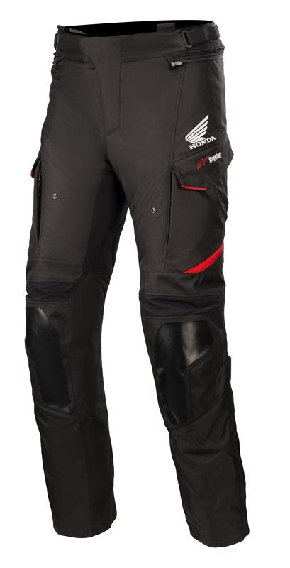 Alpinestars Honda Andes V3 Drystar Trousers Black FREE 1 YEAR Returns, FREE UK Delivery | ThrottleChimp