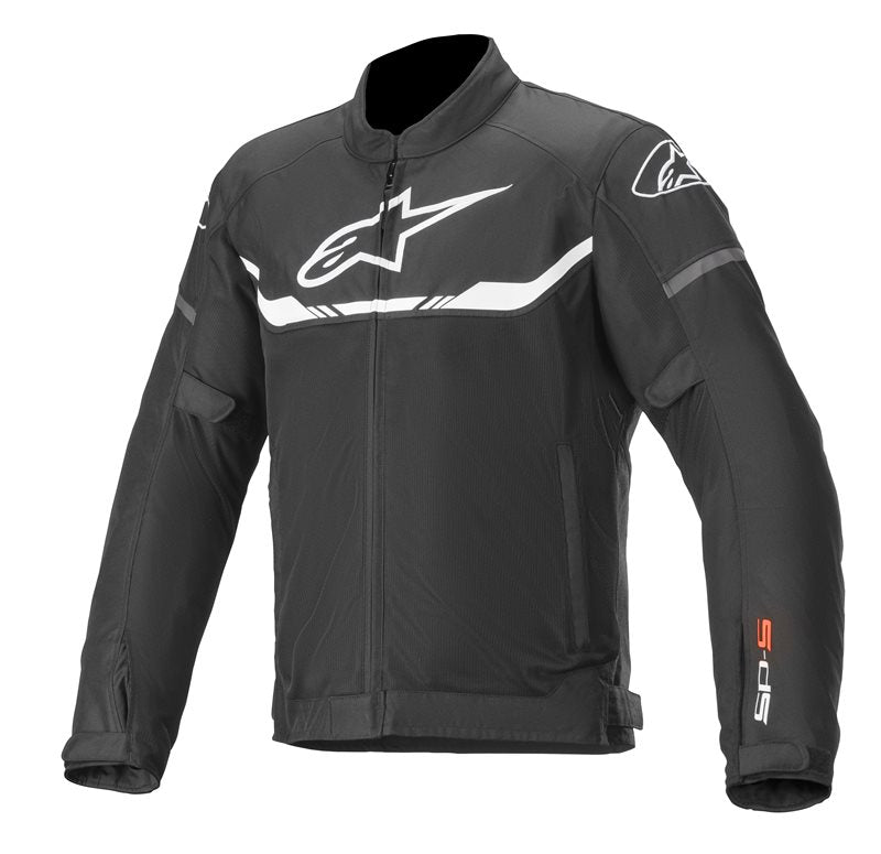 Alpinestars T-SPS Air Jacket Black / White FREE 1 YEAR Returns, FREE UK Delivery | ThrottleChimp