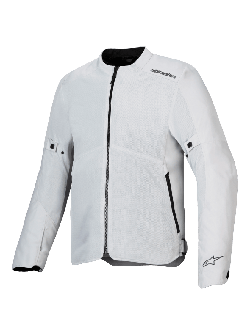 Alpinestars C-1 Air Textile Jacket Silver FREE 1 YEAR Returns, FREE UK Delivery | ThrottleChimp