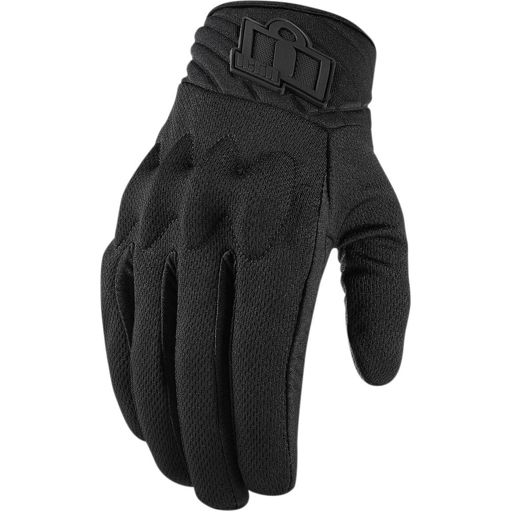 Icon Anthem 2 Textile CE Gloves Stealth Black