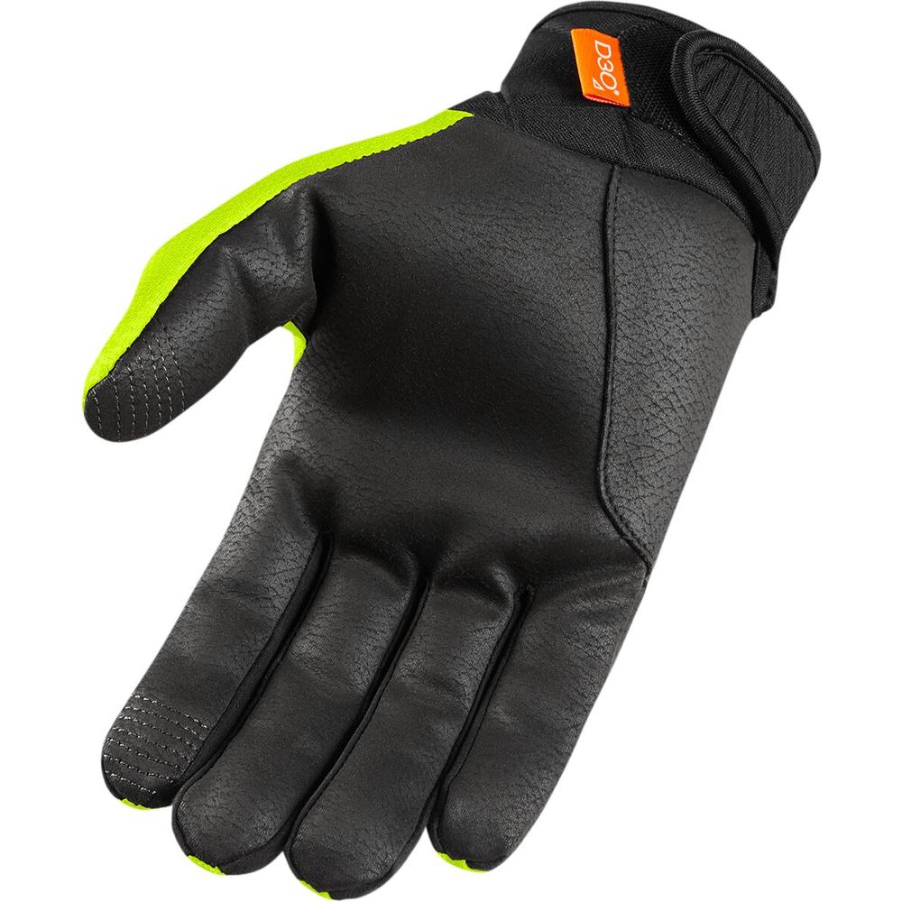 Icon Anthem 2 Textile CE Gloves Hi-Viz Green